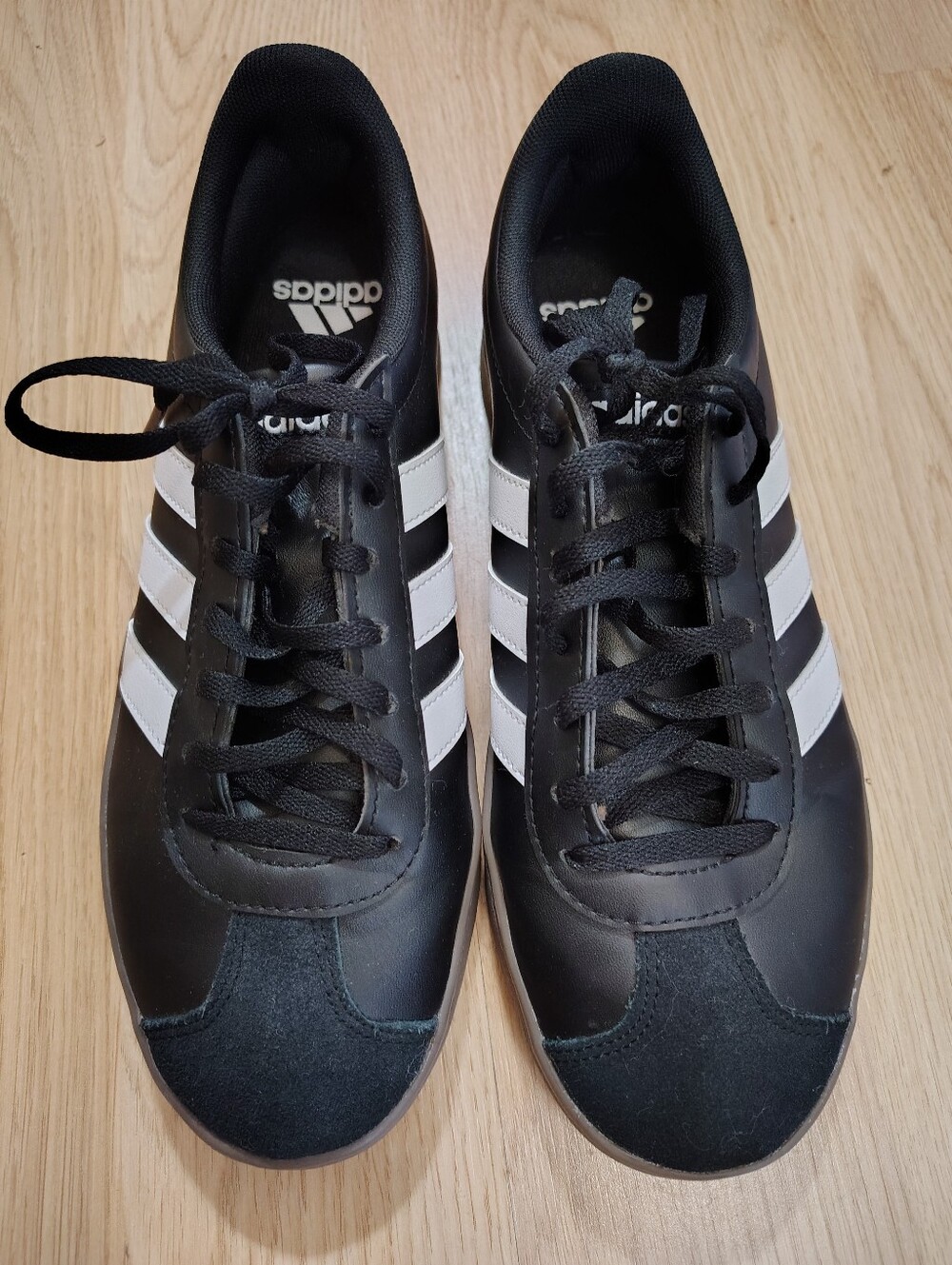 adidas Black and White Athletic Sneakers